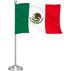 Silver Flags & Accessories G128 5.5x8.25 Inches 1PK Mexico Printed 300D Flag