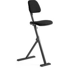 Grå Sadelstolar Standing Support Black Sadelstol