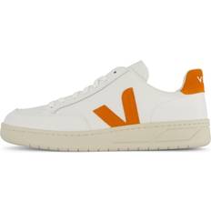 Veja V-12 Leather Extra White Pumpkin