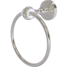 Brass Towel Rings Allied Brass Grove Collection Towel Ring with Twisted Accents Satin Nickel