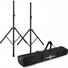 Gear4music Speaker Stands With Carry Bag