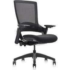 Inbox Zero Executive Black Office Chair 110cm