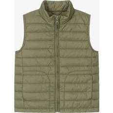 Polyester Warm gefütterte Westen Mayoral Boys Khaki Green Puffer Gilet