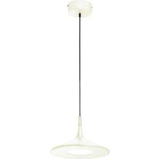 Schöner Wohnen Single LED Sand White Matt Lampada a Sospensione 45cm