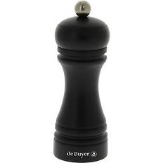 De Buyer Kryddkvarnar De Buyer Pepparkornskvarn i Trä 14 cm Matte Black Pepparkvarn
