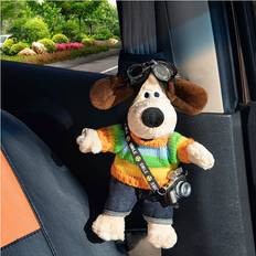 Cheap Car Upholstery Veishet Stylish Car Seat Belt Plush Shoulder Strap Pads Cute Puppy Decoration Cover