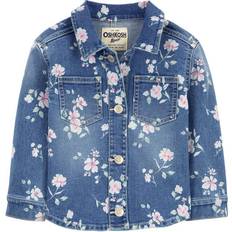 Florals Outerwear Children's Clothing Carter's Baby's Floral Print Denim Jacket - Medium Wash