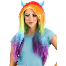 Film & TV Wigs FUN.COM Rainbow My Little Pony Dash Wig