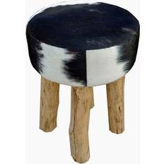 Stools Home IVY Round Cow Seating Stool