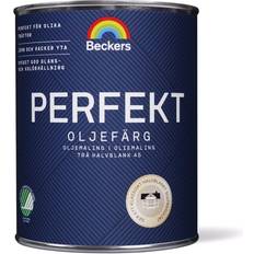 Beckers Oljefärg Perfekt 223 Träfasadsfärg Röd