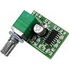 DollaTek Mini DC 3 W 3 W DC 5 V ljudförstärkare praktisk digital förstärkare modulkort dubbelkanal PAM8403 stereoförstärkare för gör-det-själv bärbara högtalare hörlurar