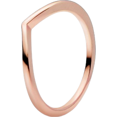 Pandora Rings Pandora Polished Wishbone Ring - Rose Gold