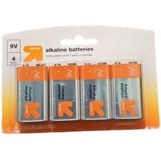 Target Batteries & Chargers Target up&up 9v alkaline batteries single use 4 pack 5 year shelf life