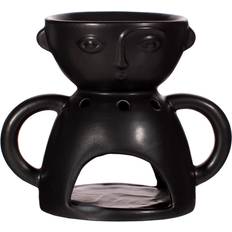 Black Wax Melt Sass & Belle Abstract Face Oil Burner Wax Melt