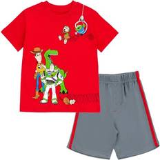 Other Sets Disney Pixar Toy Story Woody Buzz Lightyear Slinky Dog Toddler Boys T-Shirt and Mesh Shorts Outfit Set 3T