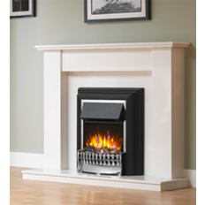 Dimplex Fireplaces Dimplex Kingsley Deluxe Chrome Freestanding Electric Fire