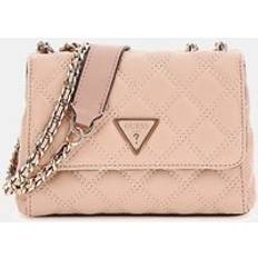 Rosa Skuldervesker Guess Giully Quilted Mini Crossbody Pink T/U