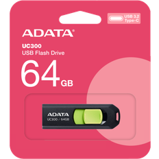 Adata Memory Cards & USB Flash Drives Adata 64gb uc300 type-c usb 3.2 gen 1 flash drive green 64 GB