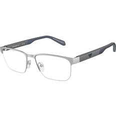 Emporio Armani Men Glasses Emporio Armani Matte Silver 54