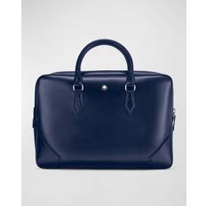 Briefcases Montblanc Men's Meisterstuck Leather Document Briefcase Blue