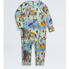 The North Face Swimsuits Children's Clothing The North Face Baby Amphibious Sun One-Piece Size: 0-3M Misty Design Dogs Print