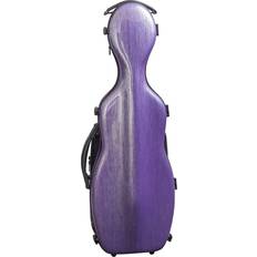 Hidersine Polycarbonate Violin Gourd Case, Brushed Purple