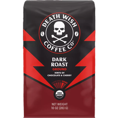 Death Wish Coffee Co. Dark Roast Ground Coffee 10oz 1pack