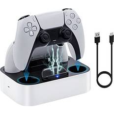 Mcbazel Controller Charging Station,Fast Charger Dock for PlayStation 5 DualSense Controller Charging Docking Station with