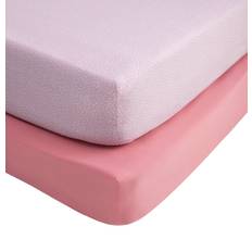 Habitat Kids Enchanted Pink 2 Pack Fitted Sheet Toddler