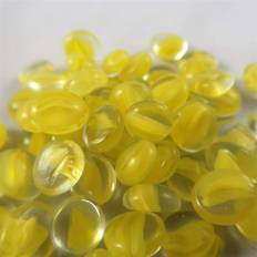 Gaming Glass Stones Tube Yellow Catseye 40