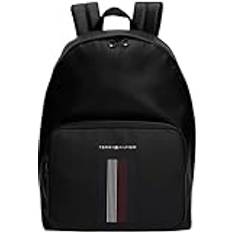 Tommy Hilfiger Men TH FOUNDATION DOME BACKPACK, Black, One Size