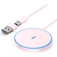 Magnetic Wireless Charger Fast Apple Mag-Safe Charger for iPhone 15 Pro Max/15 Pro/15/15 Plus/14/13/12 Series AirPods