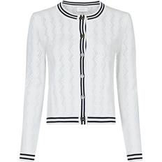 Neo Noir Hvid Trøjer Neo Noir Timona Knit Cardigan Kvinde Sweaters hos Magasin Hvid