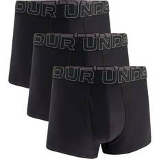 Under Armour Elastan/Lycra/Spandex Unterhosen Under Armour Performance Tech 3" Boxers 3-pack - Black