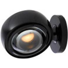 Lamper Loom Design Optic Glossy Black Vægarmatur ∅ 12cm