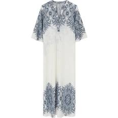 Gustav Kjoler Gustav Anika, Long Shirt Dress Kjoler 53501/7486 84047-Whiteprint