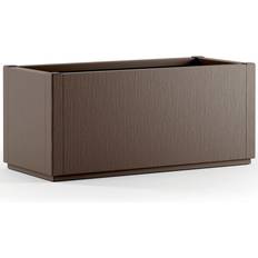 Flower Pot Ethica Brown Plastic 80x36x36 cm