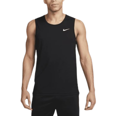 Laufen T-Shirts & Tanktops Nike Men's Dri-FIT Hyverse Sleeveless Fitness Tank Top - Black/White