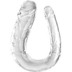 Skinnende Dildoer Sexlegetøj Pipedream King Cock Double Trouble Large 17.3"