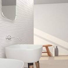 Tiles Rectified White Matt Wall Tile 300mm 600mm Ceramic Total Tiles 8697497122432