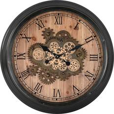 Crystal Clocks Home ESPRIT Golden Crystal Iron Vintage Wall Clock