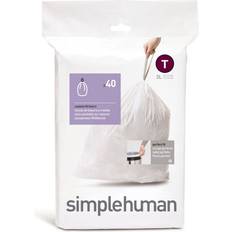 Simplehuman Kode T Skræddersyede Affaldsposer Pakke Med 20 Hvid 3L