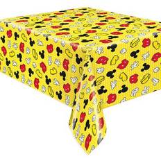 Multicolored Table Decorations Disney Mouse Plastic Tablecloth