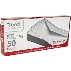 Blanco Suministros de Envío y Embalaje Mead #10 Business Envelopes, 4-1/8" x 9-1/2" White, 50/Pack 75050