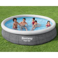 Bestway Ensemble de piscine ronde 366x76 cm, piscine hors sol, piscine de jardin, piscine ronde, piscines hors sol, ensemble de piscine