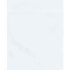 White Packaging Materials Global Industrial Reclosable Poly Bags, 3"W x 3"L, 2 Mil, White, 1000/Pack