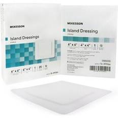 First Aid McKesson Adhesive Dressing 6 X 6 Square Sterile Case