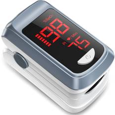 Fingertip pulse oximeter blood oxygen saturation monitor heart rate and fast 0.16 Pounds