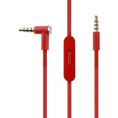 Cable Cord Wire with in-line and Control for Beats Solo/Studio/Pro/Detox/Wireless/Mixr/Executive/Pill red