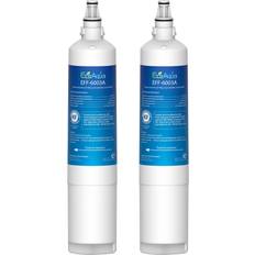 White Goods Accessories Ecoaqua EFF-6003A Fridge Water Filter Compatible With LG LT600P, 5231JA2006A, 5231JA2006B, 46-9990, 5231JA2005A, 5231JA2006, 5231JA2006E, 5231JA2006F, CLS30320001, PS2441842, SGF-LA50, SGF-LB60 2